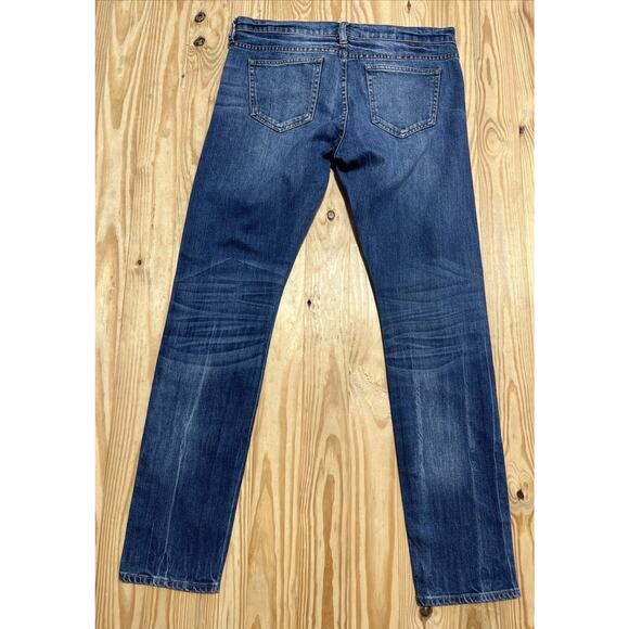 J. Crew Reid Straight Leg Whiskered Soft Stretch Denim Selvedge Jeans Size 30 - Picture 2 of 6